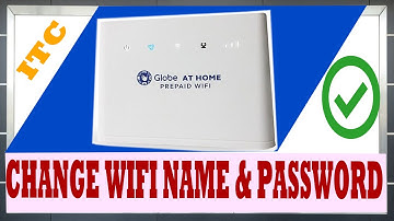 HOW TO CHANGE GLOBE AT HOME PREPAID WIFI NAME & PASSWORD