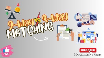 2-Way vs 3-Way Matching // Invoicing // Accounting // Management Mind //Procurement Process //4K//