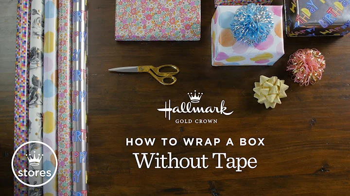 How to Wrap a Box Without Tape
