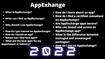 What Is AppExchange and Who can install and access an AppExchange app - Trailhead Salesforce 2022