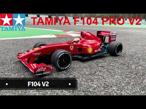 Tamiya F104 pro V2 X Ferrari F60 With 21.5T HobbyWING motor @天水圍公園遙控車場