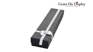 Black Paper Silver Bow-Tie Jewelry Watch or Bracelet Gift Boxes SKU# BP42-BK by Gems On Display 11 views 3 weeks ago 38 seconds