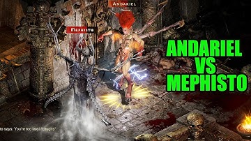 Andariel vs Mephisto – Epic Diablo 2 Resurrected Boss Battle