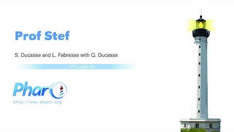 🐥 Learn Pharo with Prof Stef [W1-Live B]