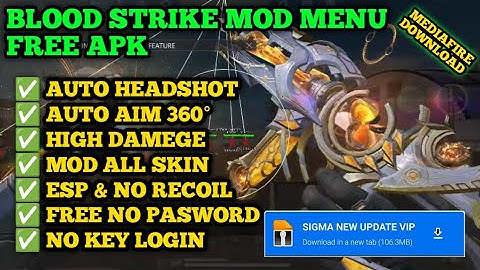 SPESIAL 600 SUBSCRIBER🎉🎉 BLOOD STRIKE MOD MENU SKIN || AUTO HEADSHOT NO RECOIL TERBARU 2025 VIP APK