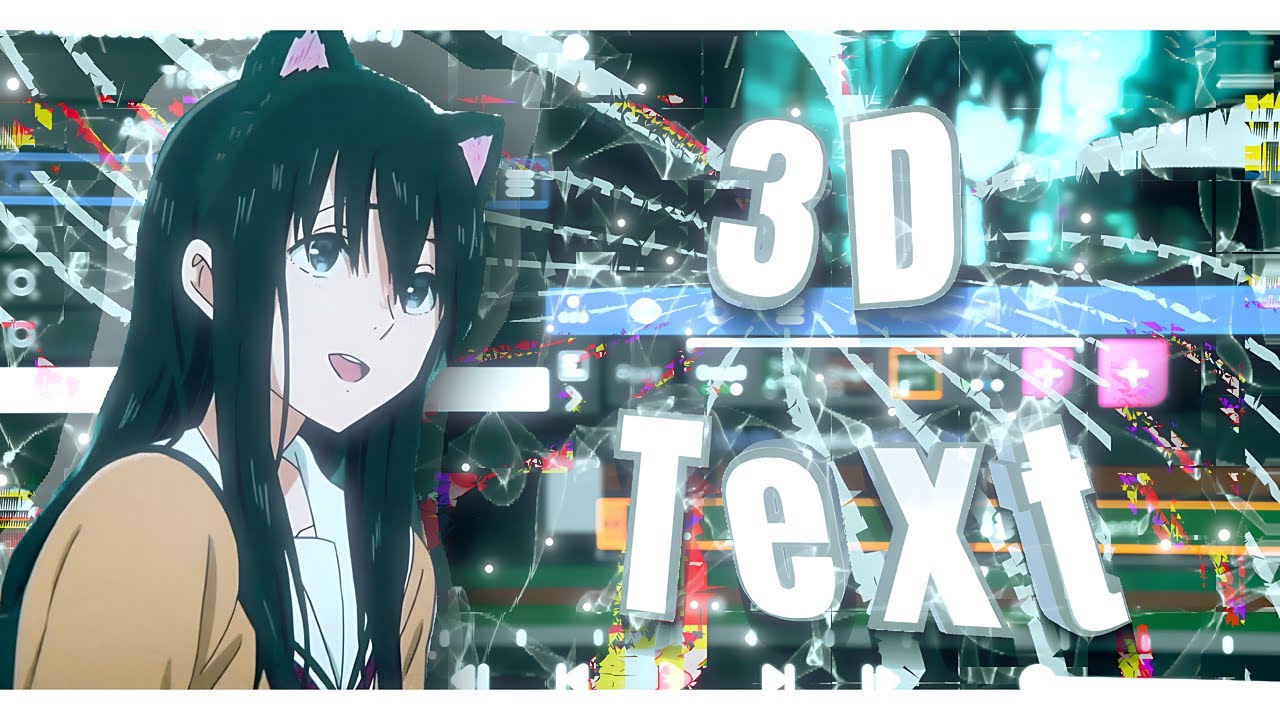 3d Text And CC - Node Video AMV Tutorial - YouTube