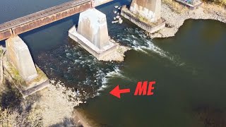 This Surprise PB Fish was Sitting Right Below the Rapids (Fall Spillway Fishing Bonanza)