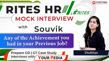 RITES HR Mock Interview |CE| Important RITES Interview Questions | Prepare interview with YourPedia