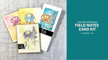 Taylored Expressions Field Notes Card Kit