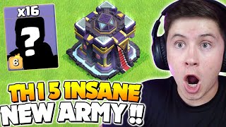 TH15 NEW Insane Army OVERPOWERED Like THIS (Clash of Clans)