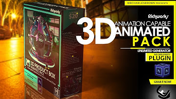 Richworks 3D Product Box For Photoshop