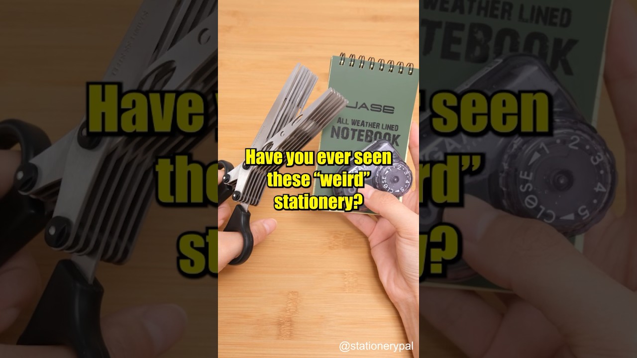 Have you ever seen these "weird" stationery? 😎 😎  #shorts