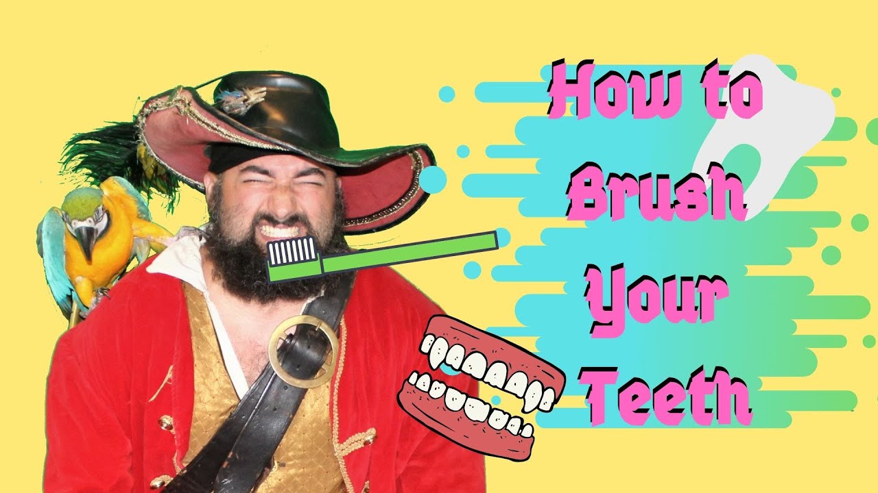 How To Brush Your Teeth With Captain Jay | Educational videos for Kids ...