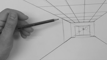 Hallway Drawing -  1 Point Perspective