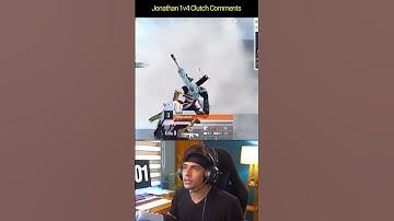 @BandookbaazReact React 😈JONATHAN GAMING 1V4 CLUTCH🔥 #shorts #jonathan #kinganbru #bandookbaaz #1v4
