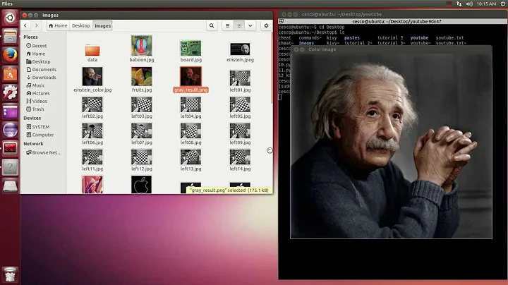 OpenCV Programming with Python on Linux Ubuntu Tutorial-3 From Color to Grayscale