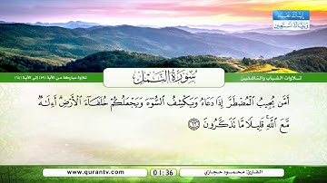 سورة النمل | تلاوة مباركة من الآية 59 إلى الآية 64 | بصوت القارئ محمود حجازي