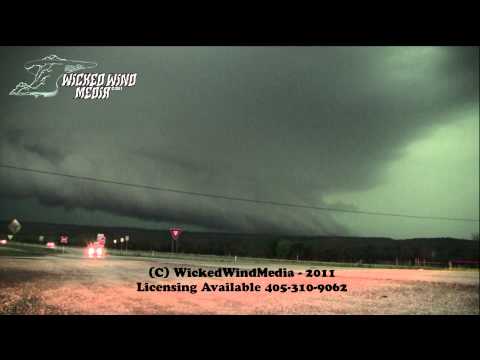 04/24/11 INSANE Texas Shelf Cloud Timelapse!