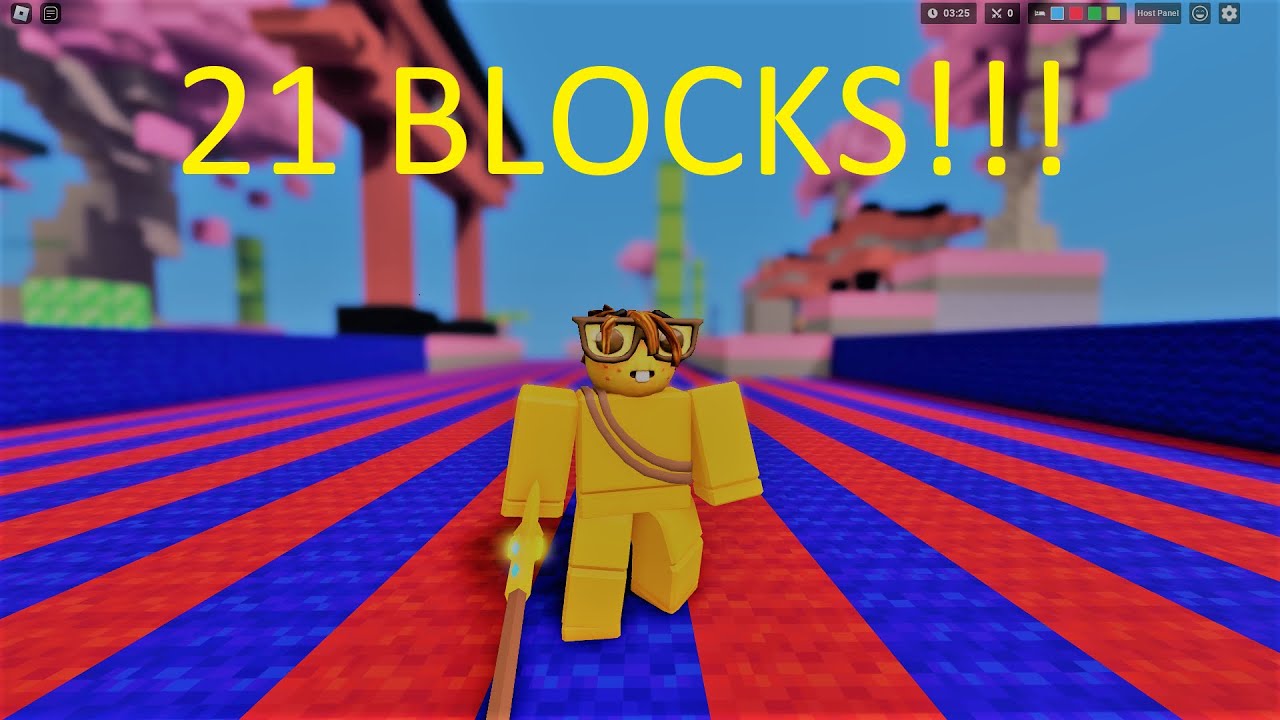 I learnt how to jump 21 blocks with yuzi kit (tutorial at 10 likes ...