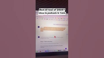 AI tool to turn ideas into podcasts in 1min
