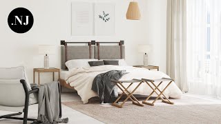 Boho Modern Bedroom Headboard: The Harlow Collection