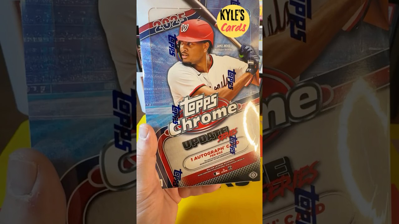 Ищу автограф с нашивкой новичка из коллекционного набора Topps Chrome Update 2025 года.