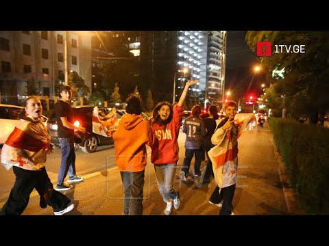 ისტორიული გამარჯვება - ზეიმი საქართველოში