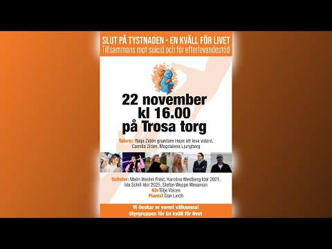 Slut på tystnaden 2025   Återuppladdning av Stream + bildspel