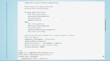 ADSP - 01 Quantization - 06 Python Quantization Example Real-Time