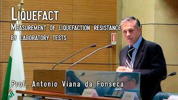 Liquefact - Theme Lectures - Measurement of liquefaction resistance by laboratory tests - Fonseca