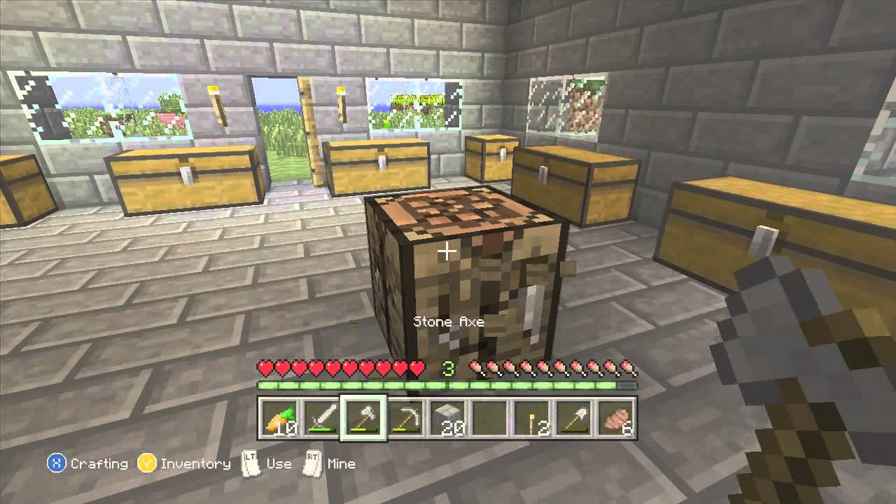 Minecraft - Lets Play - Building a House in Minecraft - Part 2 - YouTube