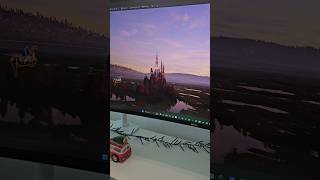 Disney Castle From Different Angle