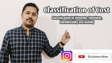 Classification of Cost.#cbcs #bcom#rishibhargavdas#Assam