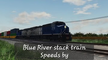 Fast BRR stack train speeds by the camera with 2 BR Gevo leaders