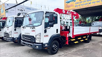 So Sánh Xe Cẩu 5 Tấn Isuzu FRR90QE5 và Isuzu FRR90NE5 Gắn Cẩu Unic 370 – Nên Chọn Mẫu Nào?