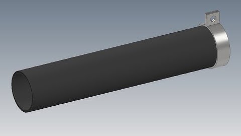 Inventor - How to Create an Overlapping Hose Fitting