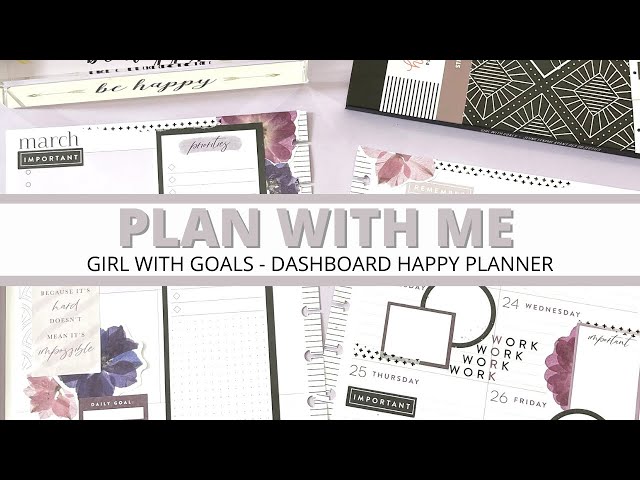 Micro Happy Planner Girl Magazine Cover Dashboard Planner Accessories  Decorations