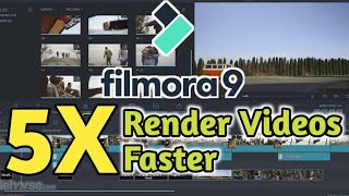 Render Videos in Filmora 5X Faster | Filmora 9 | Filmora Pro | Wonder Share Filmora screenshot 3