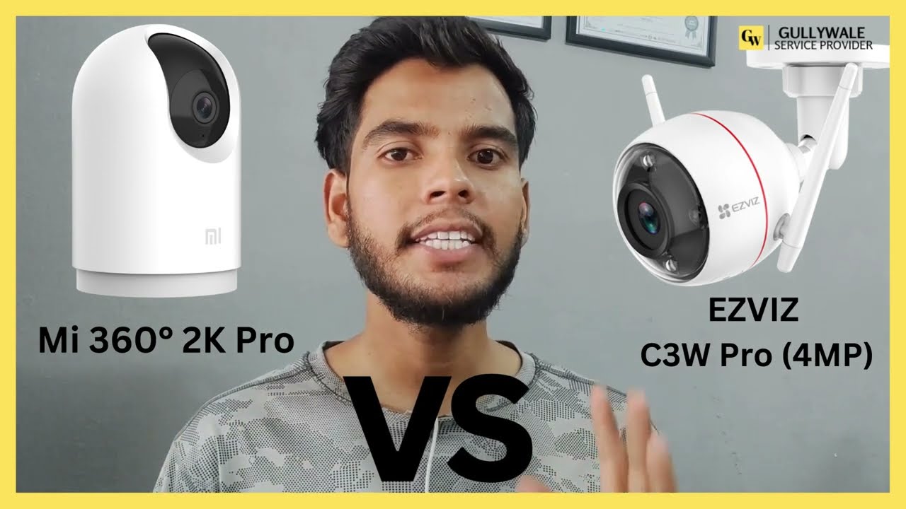 EZVIZ C3W Pro 4MP VS Mi 360 Home Security Camera 2k Pro HINDI SETUP