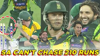 South Africa Can't Chase the Target of 210 Runs Against Pakistan at Dubai, 2013 | ODI | PCB | M8B2A