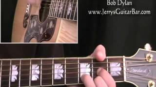 How To Play Bob Dylan I Shall Be Free No 10 (full lesson) chords