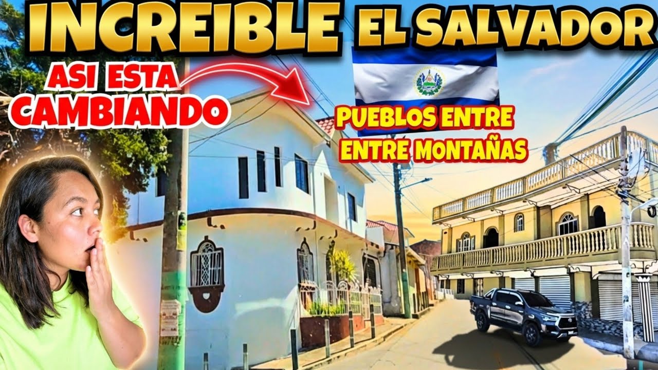 Así están cambiando los pueblos en las montañas de El Salvador Asi son las Mansiones! 