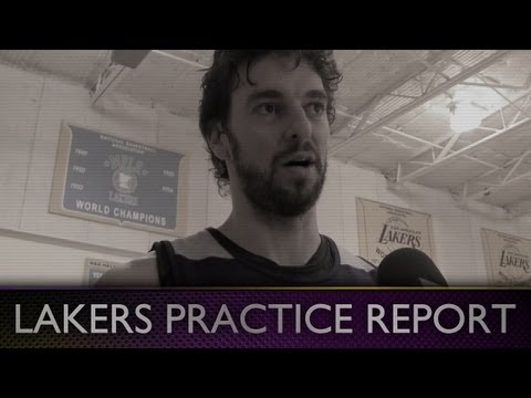 Lakers Practice: Pau Gasol Talks About First Visit To Kobe's House & Future With The Lakers