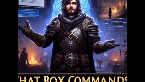 INTRO TO ESO! Chat Box Commands Explained!