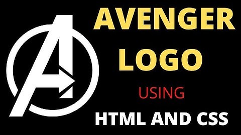AVENGER LOGO USING HTML AND CSS | MAKE EASY