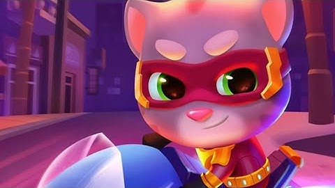 Talking Tom Hero Dash Boss Fight Walkthrough Gameplay Part 5 -  Super Tom (iOS, Android)