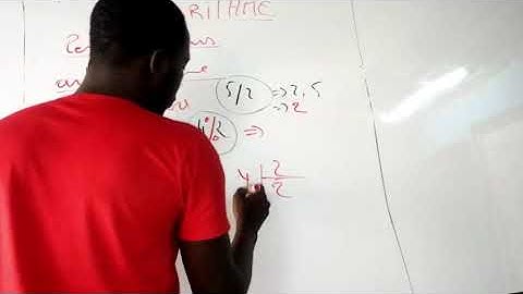 les opérateurs en algorithme a  l