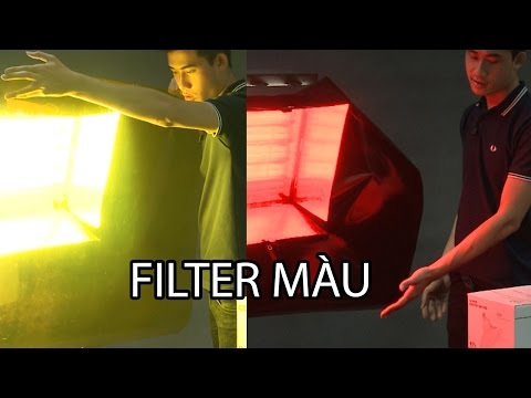 Filter màu đỏ, xanh, mờ cho đèn quay phim, chụp ảnh