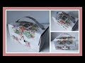 Reciclado de caja con decoupage sobre hojas de revistas - Maletín multiuso - Manualidades - DIY