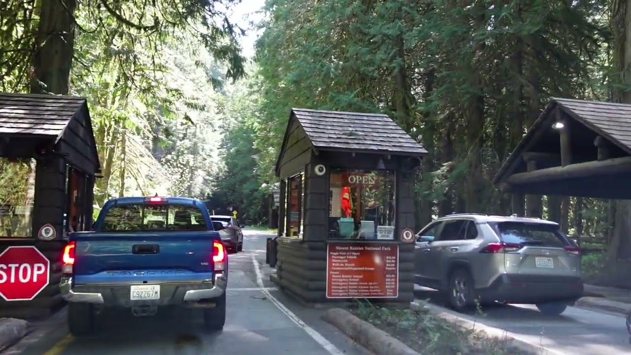 Seattle airport to Mt. Rainier Drive